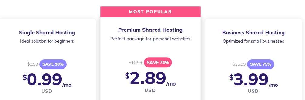 Hostinger Shared Hosting Plans & Packages review