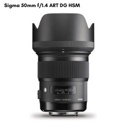 Sigma 50mm f1.4 ART DG HSM lens