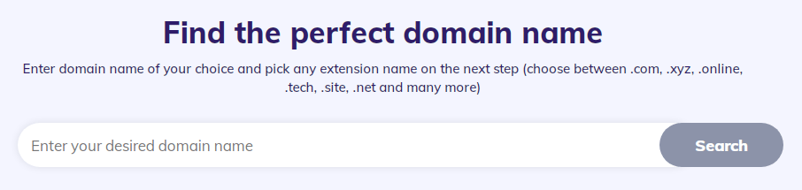 find perfect domain name