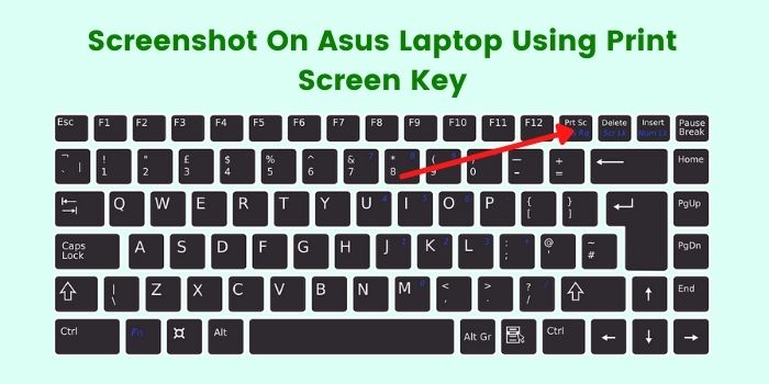 Screenshot On Asus Laptop Using Print Screen Key