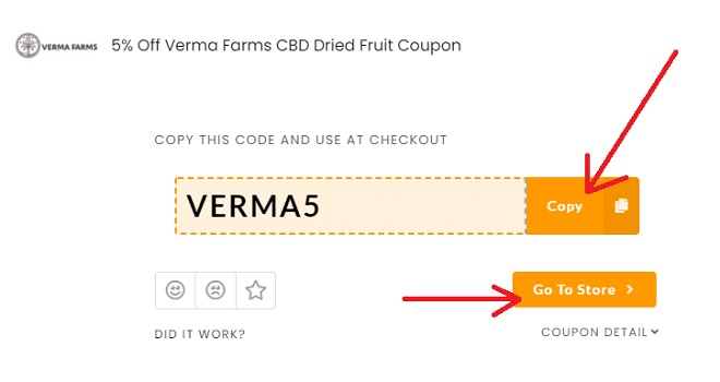 Copy the Coupon and visit Verma Farms